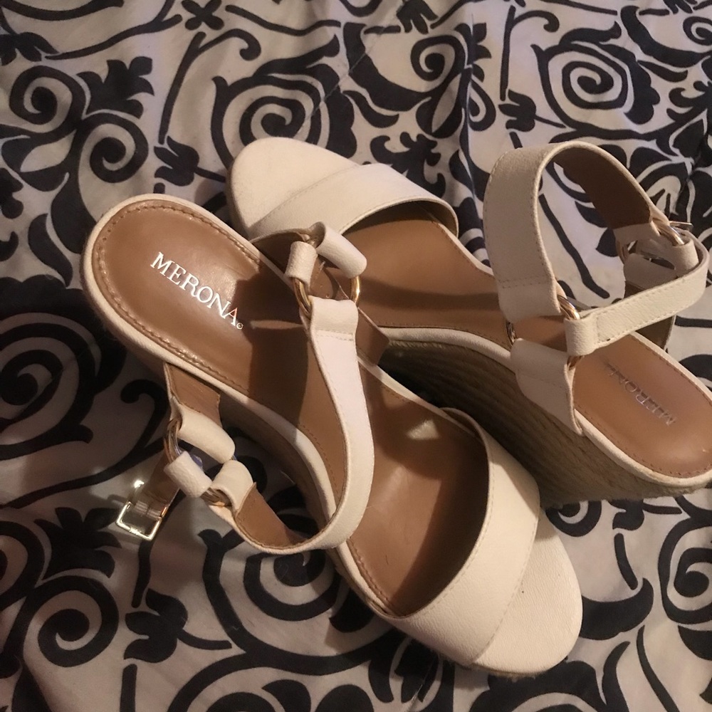 Cream Color Wedges - Picture 5 of 5